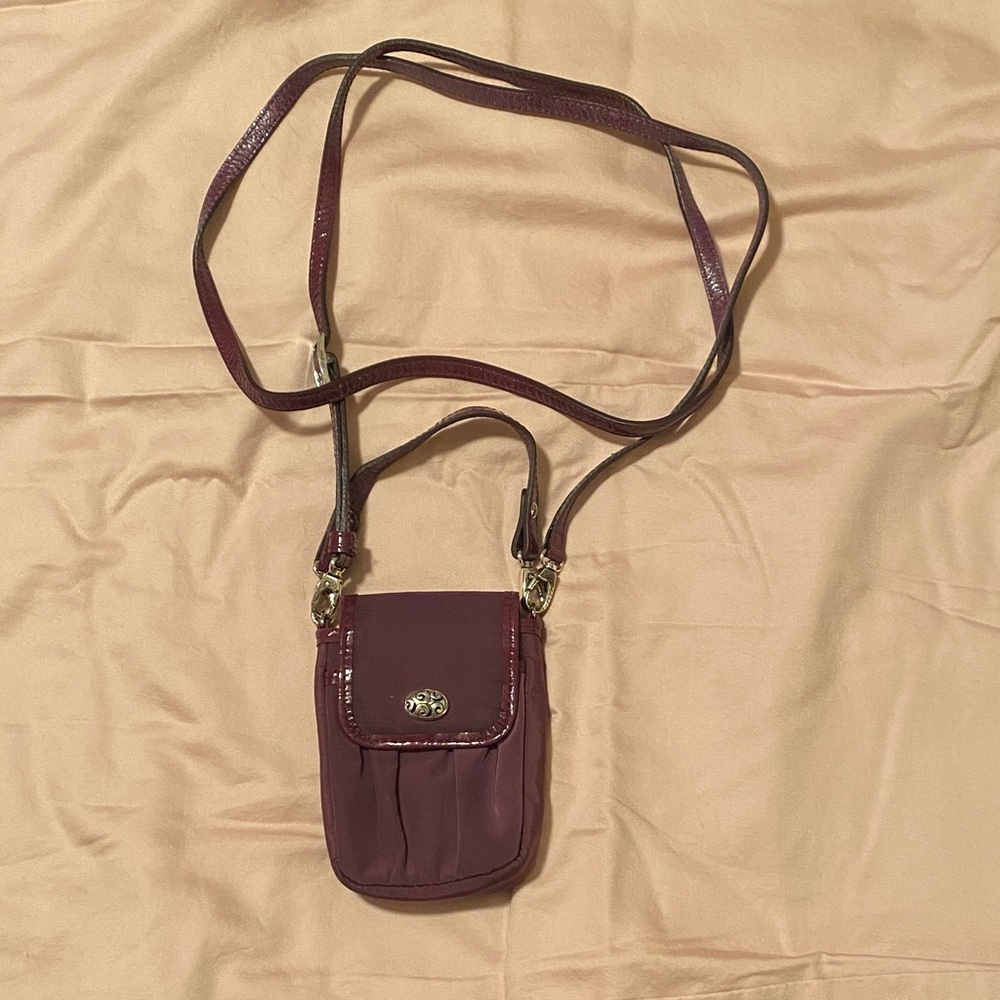 Brighton Plum Crossbody Phone Carrying Case